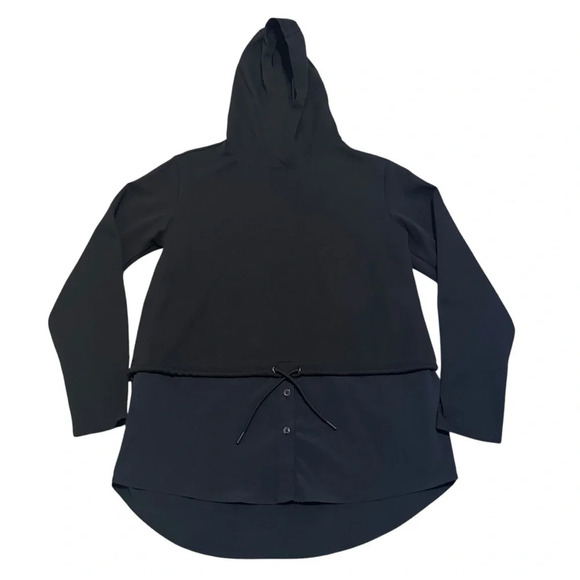 Athleta Gallery Hoodie Top, Black Size Small Athletic - Picture 5 of 12